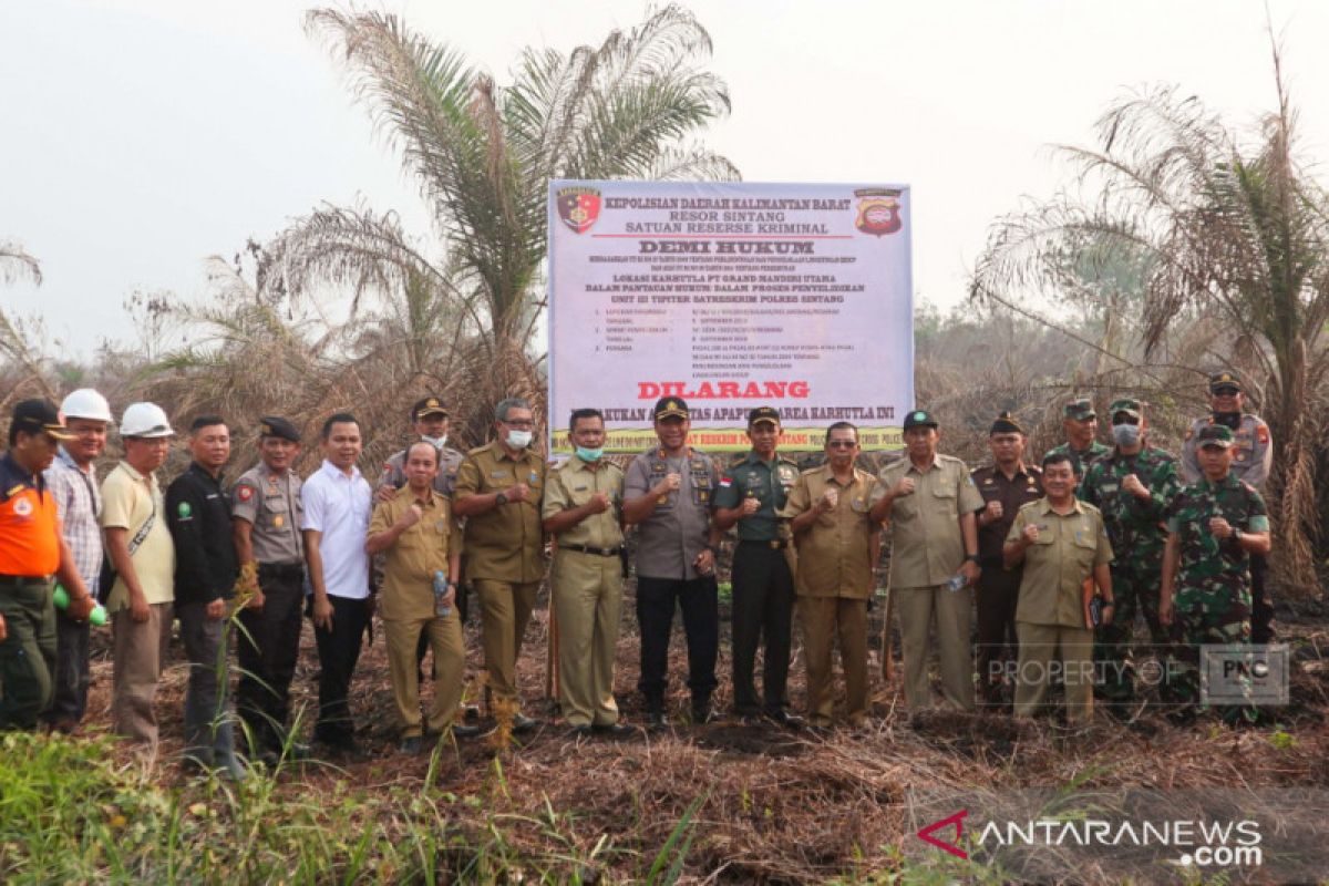 Sudah 72 kasus Karhutla diproses di Polda Kalbar