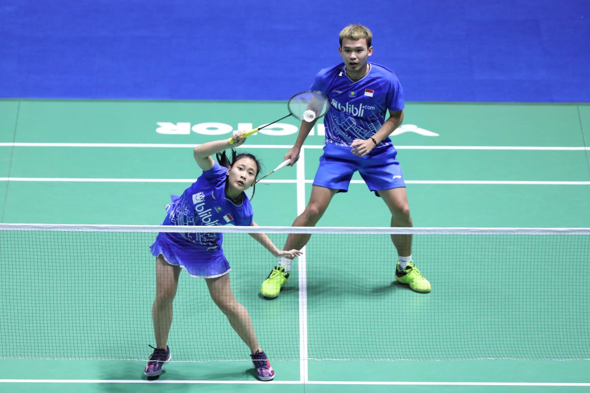 Rinov/Pitha melangkah ke babak dua French Open 2019