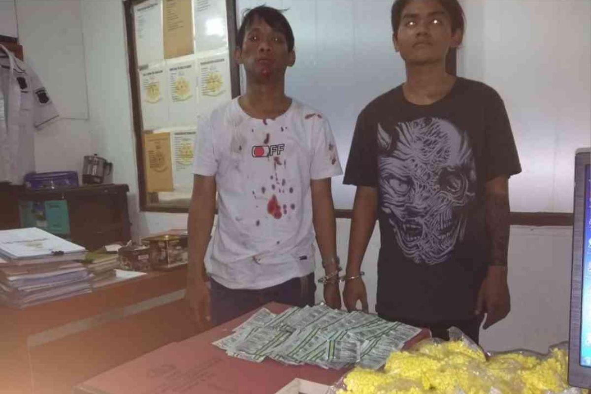 Dua pemuda dan puluhan ribu obat terlarang diamankan polisi