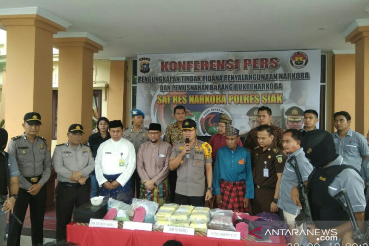 Oknum wartawan bawa sabu 12 kg ditangkap di Siak