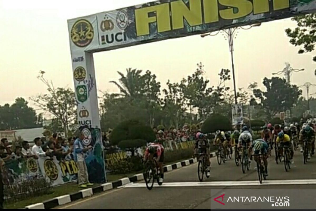 Tour de Siak, Pebalap Timnas Indonesia menangi etape II