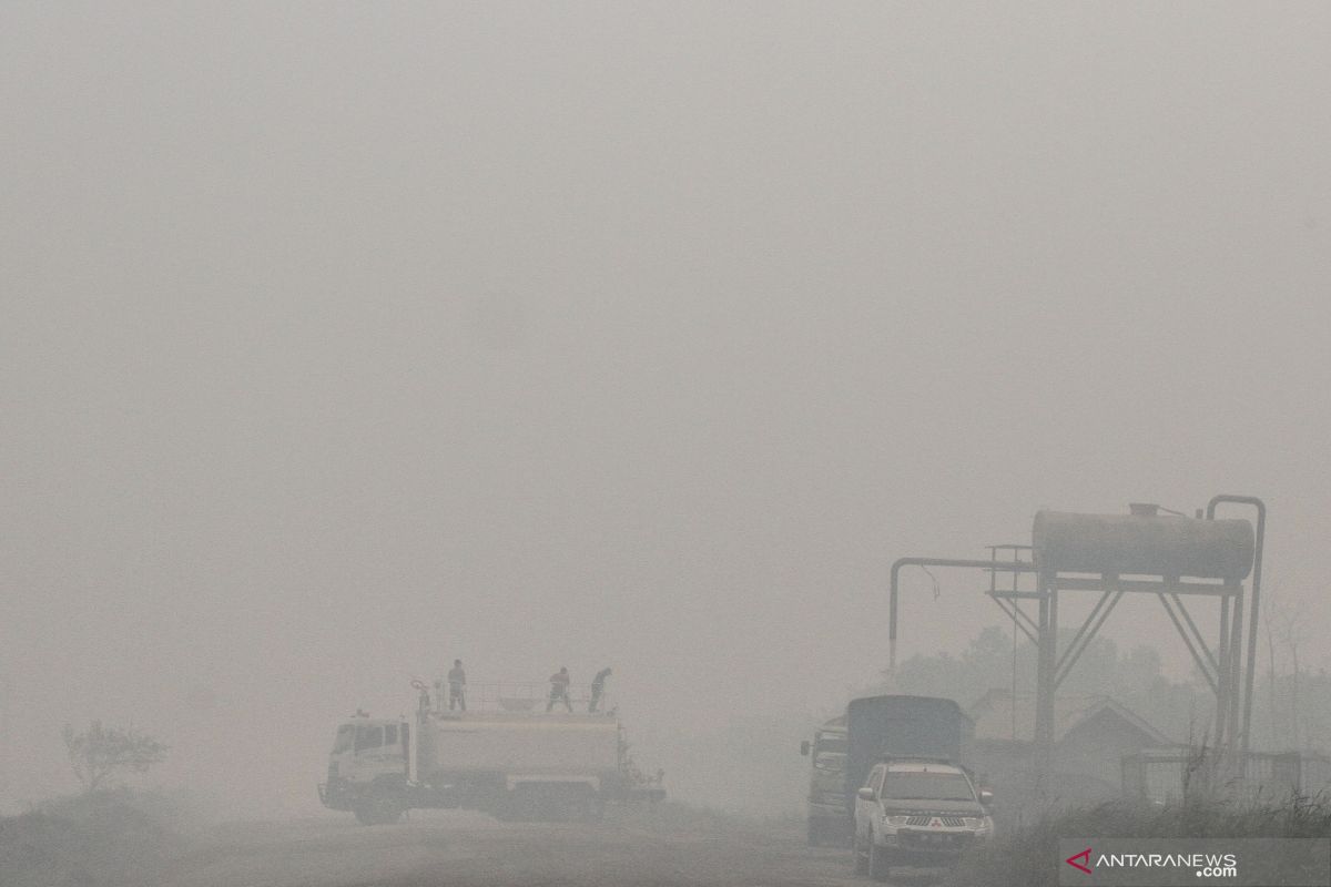 Empat penerbangan alihkan pendaratan akibat asap pekat di Pekanbaru