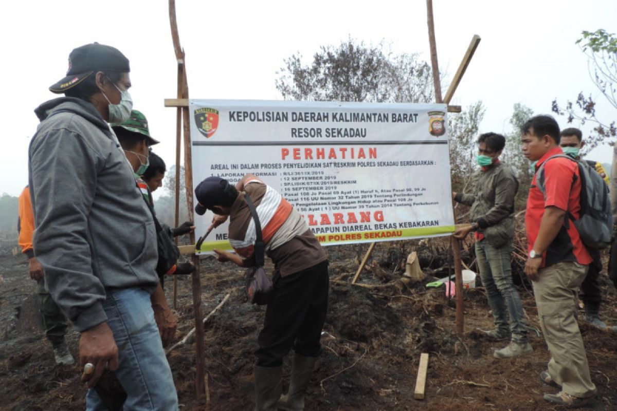 Lahan PT Agro Anugerah Lestari Disegel