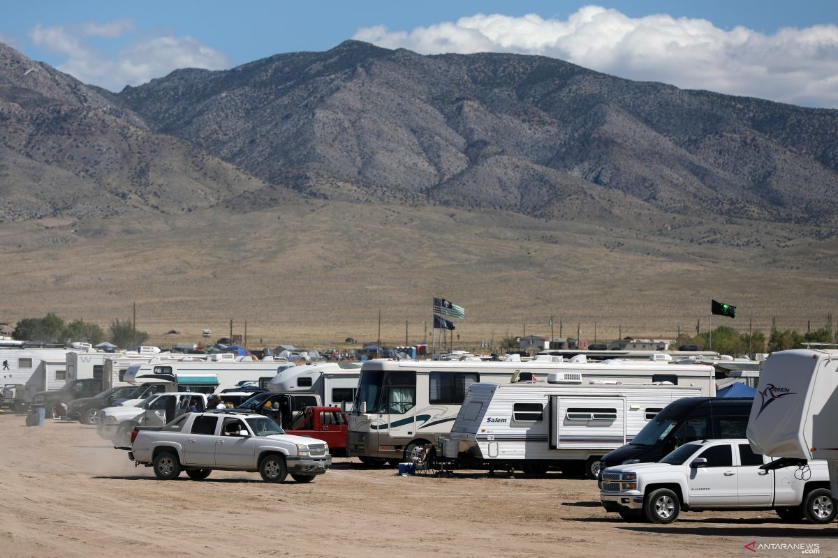 Festival mahluk luar angkasa (UFO) dirayakan di Gurun Nevada, Amerika