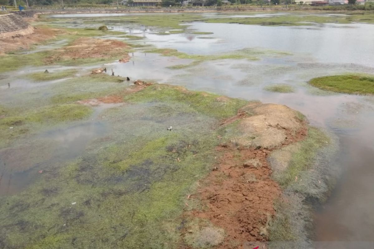 Air Waduk Gesek Bintan kembali mengering