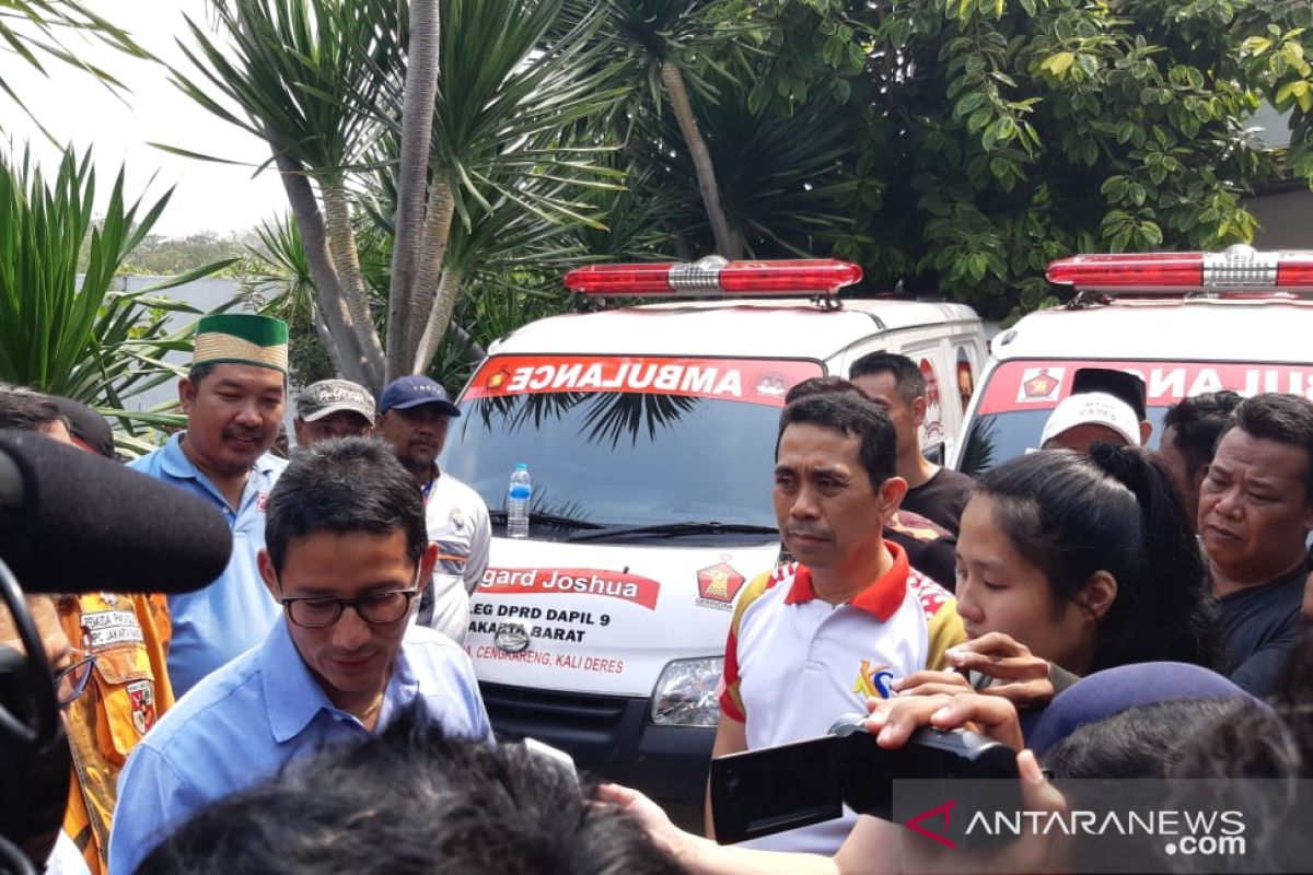 Sandiaga: pelayanan kesehatan warga Jakarta masih memprihatinkan