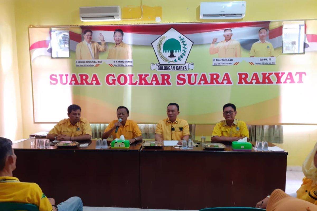 Golkar Metro bentuk tim penjaringan balon wali kota