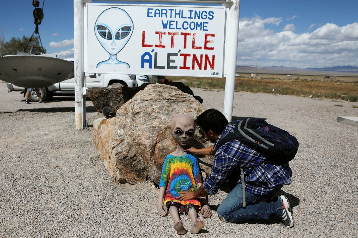 Hoaks! Penampakan alien di Las Vegas