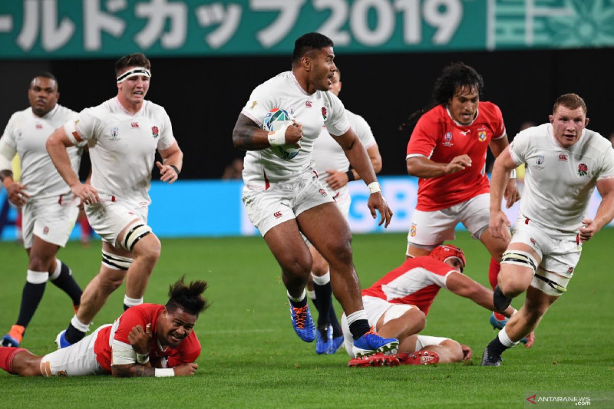 Inggris tampil dominan untuk atasi Tonga Piala Dunia Rugby