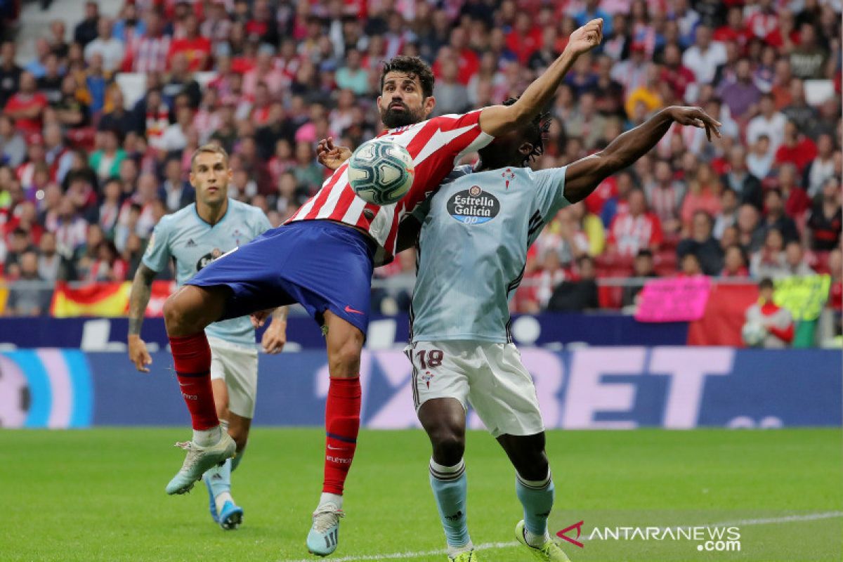 Atletico kembali gagal menang setelah  ditahan seri 0-0 oleh Celta