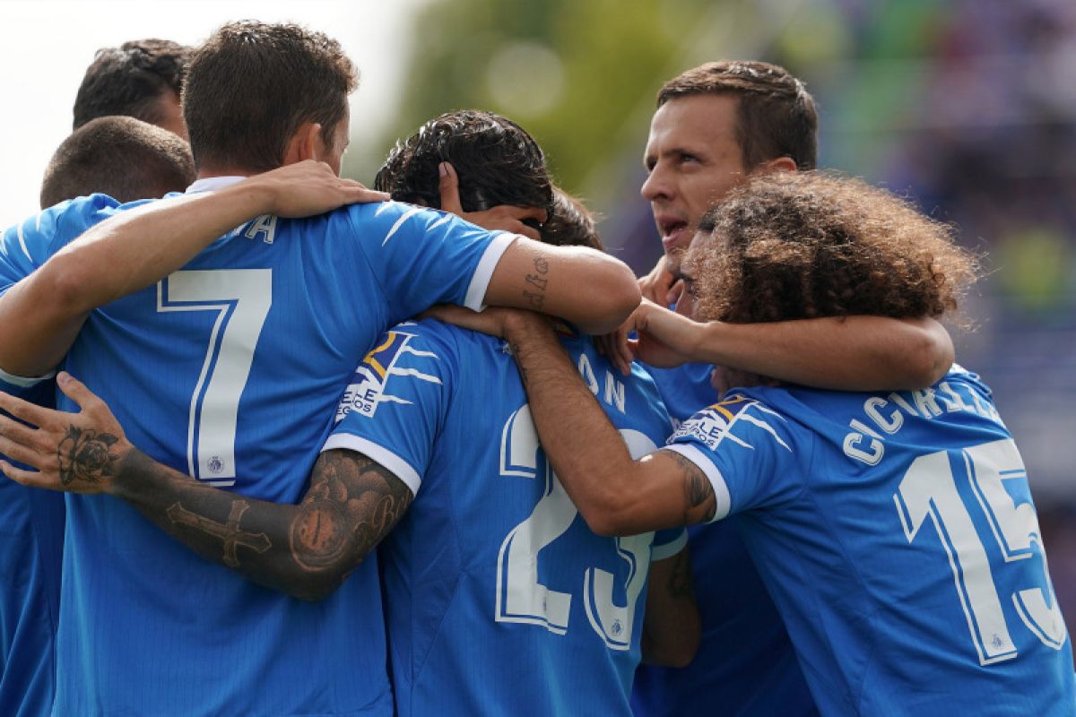 Getafe petik kemenangan perdana setelah kalahkan Mallorca 4-2