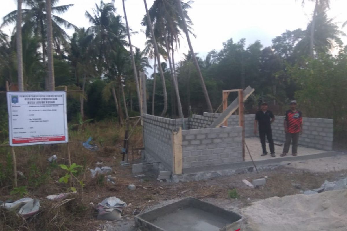 Pemdes Lubuk Besar bangun rumah singgah bagi nelayan