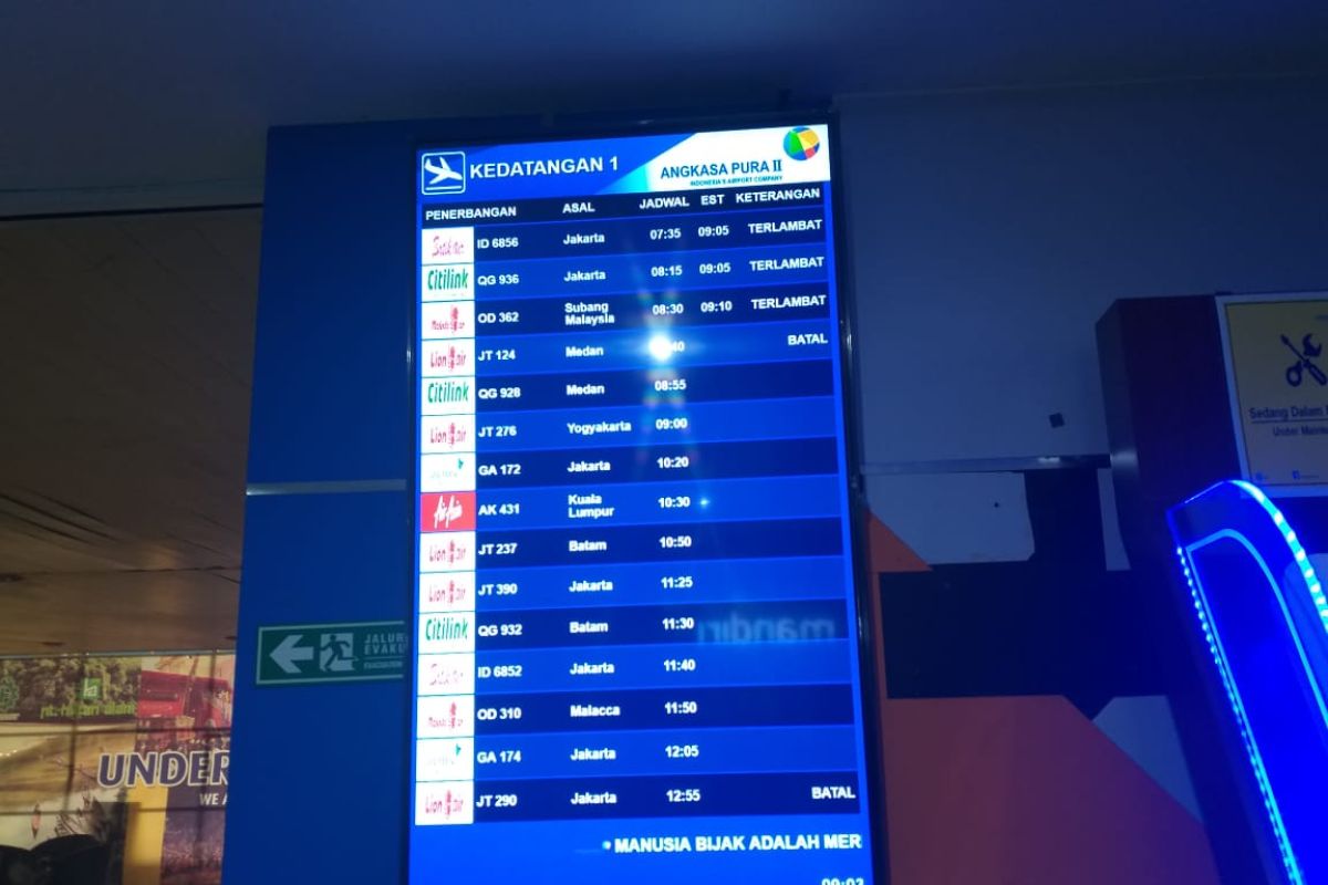 Haze forces cancellation of 33 flights at Pekanbaru