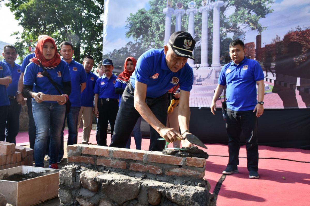 Bupati Sleman meresmikan pembangunan Monumen Keselamatan