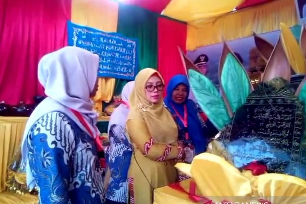 Isteri Gubernur Aceh kunjungi stan pameran Nagan Raya di MTQ  Pidie