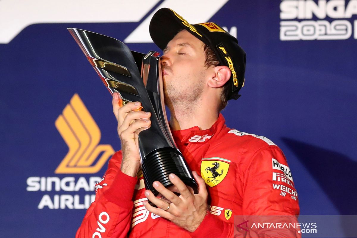Sebastian Vettel buktikan dia masih bertaji