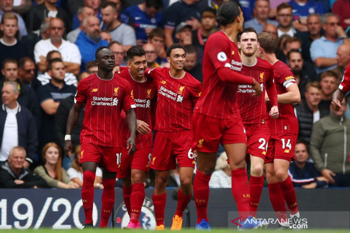 Liverpool mantap puncaki klasemen usai kalahkan Chelsea