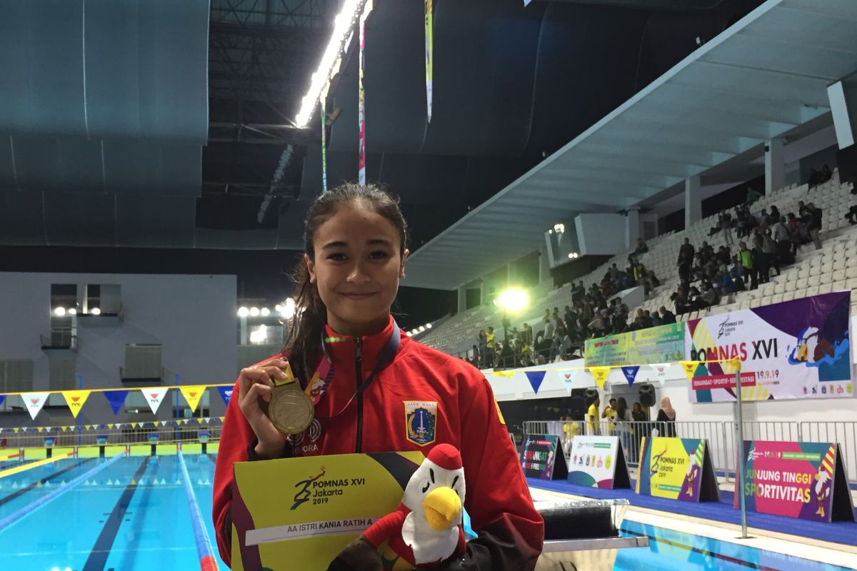 Perenang Kania Ratih pecahkan rekornas 50m gaya bebas putri