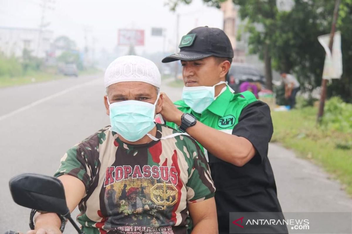 BPBD Bener Meriah dan RAPI bagikan 7.000 masker