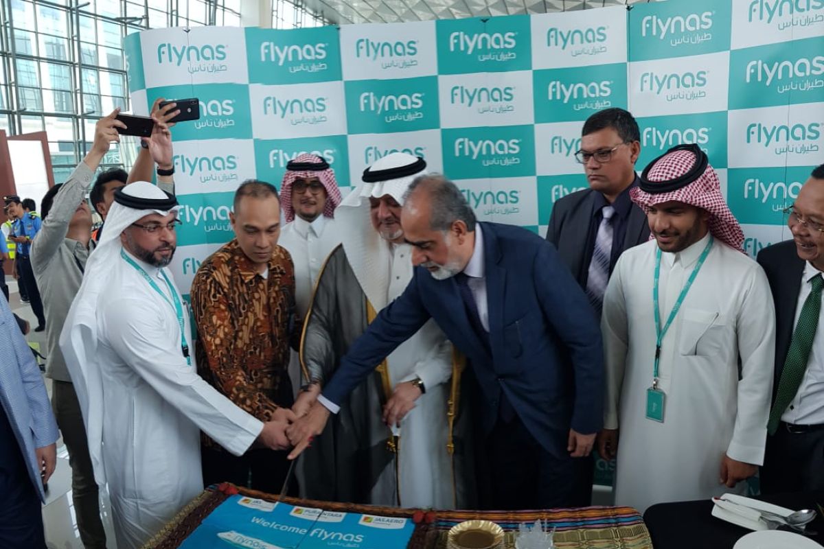 JAS kembali tangani penerbangan Maskapai Arab Saudi Flynas Airlines