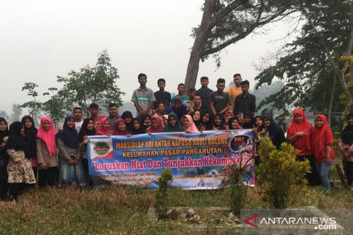 Peringati hari kebersihan Dunia, NNB Pargarutan gotong royong bersih lingkungan