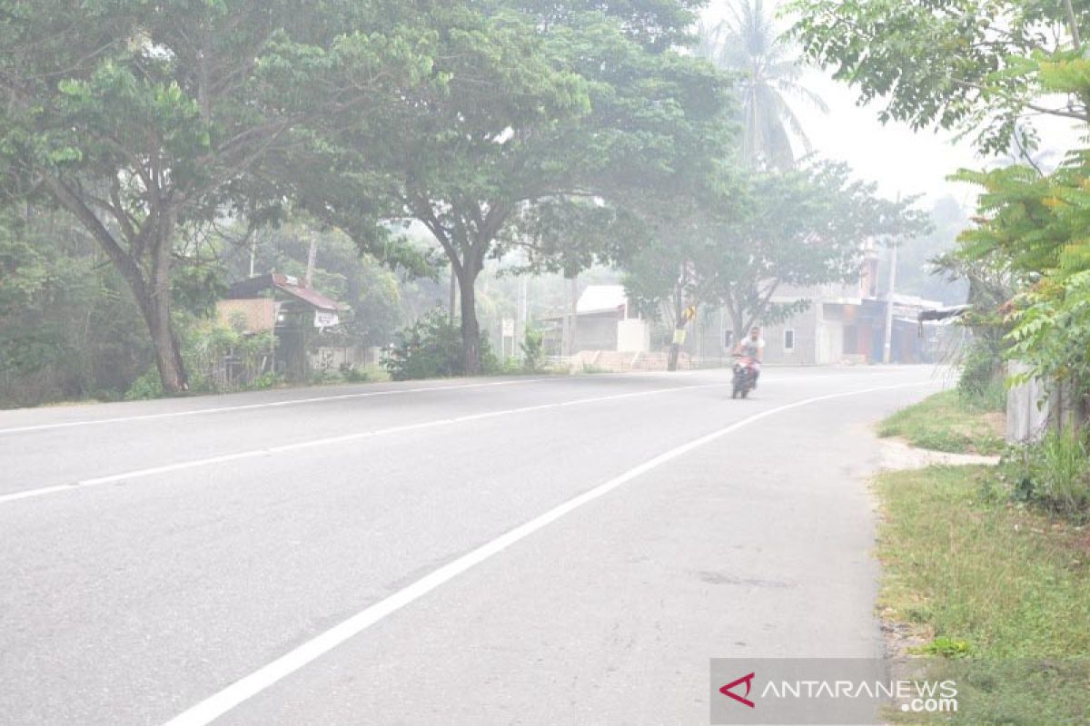 Aceh Timur diselimuti kabut asap