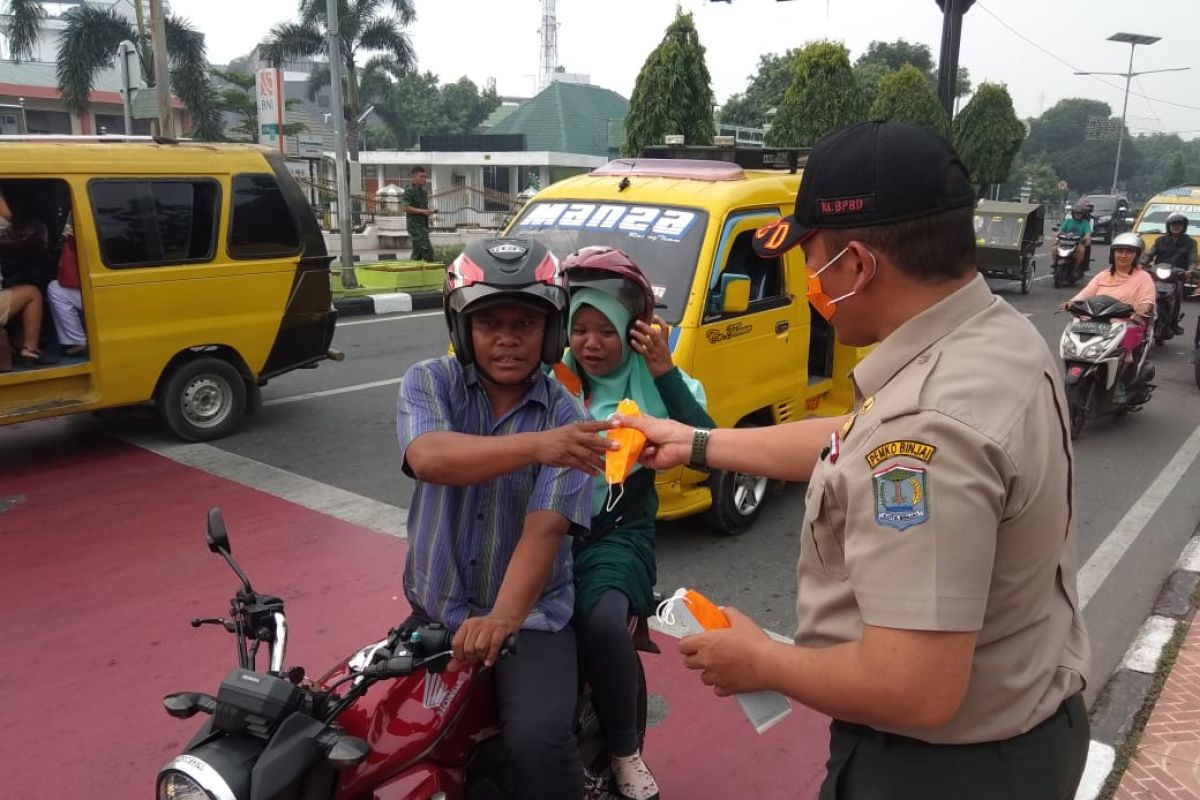 BPBD Binjai bagikan seribu masker