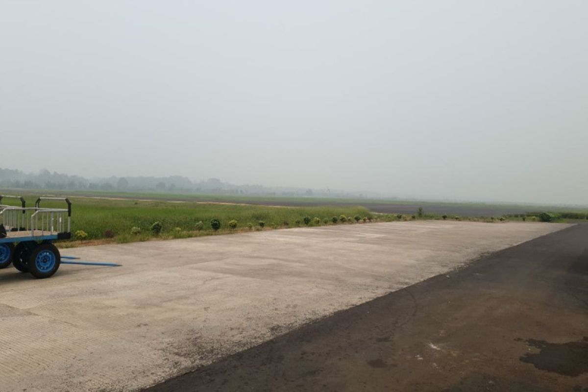 Bandara Dr Ferdinand Lumbantobing Pinangsori ditutup akibat kabut asap