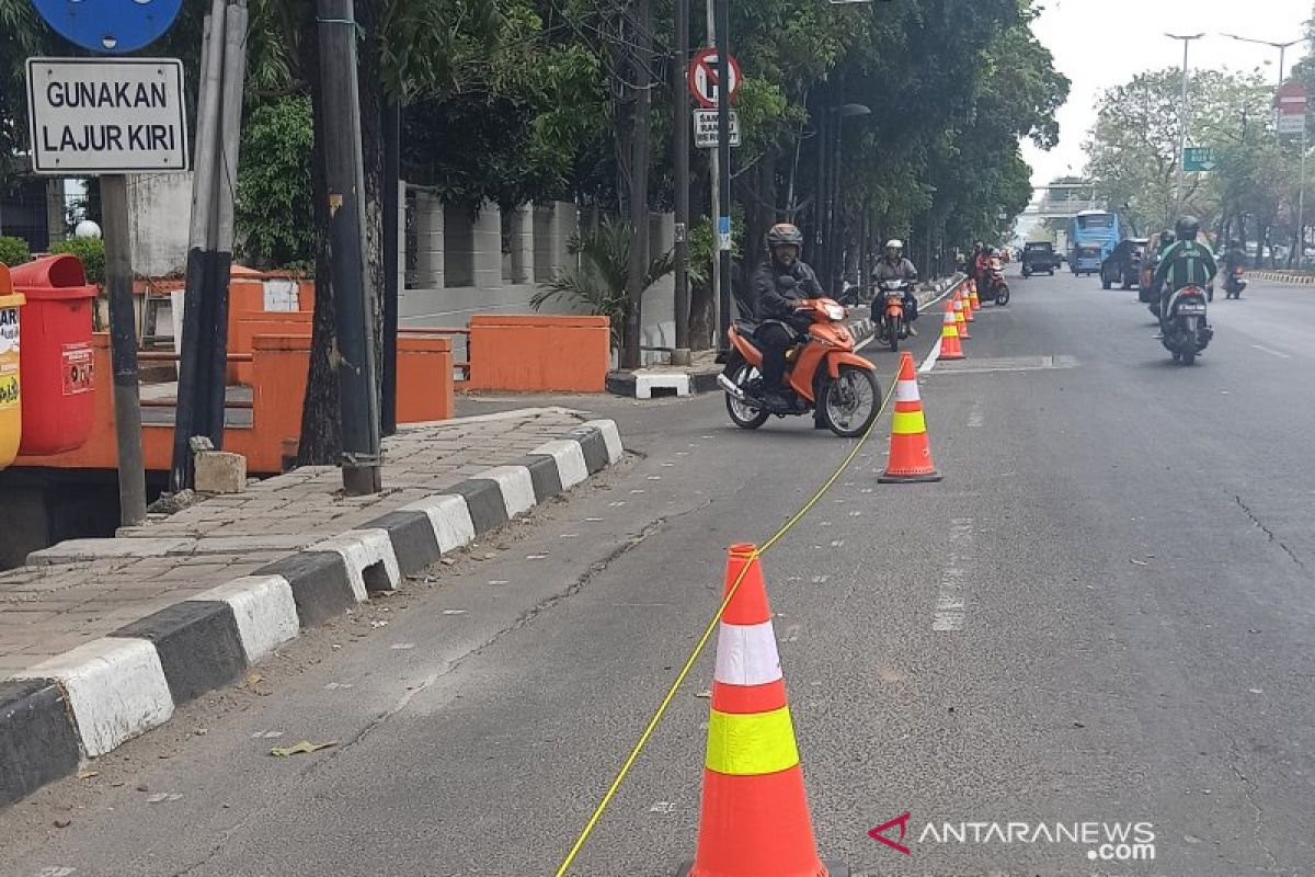 Polisi belum bisa tindak penerobos jalur sepeda di Jakarta