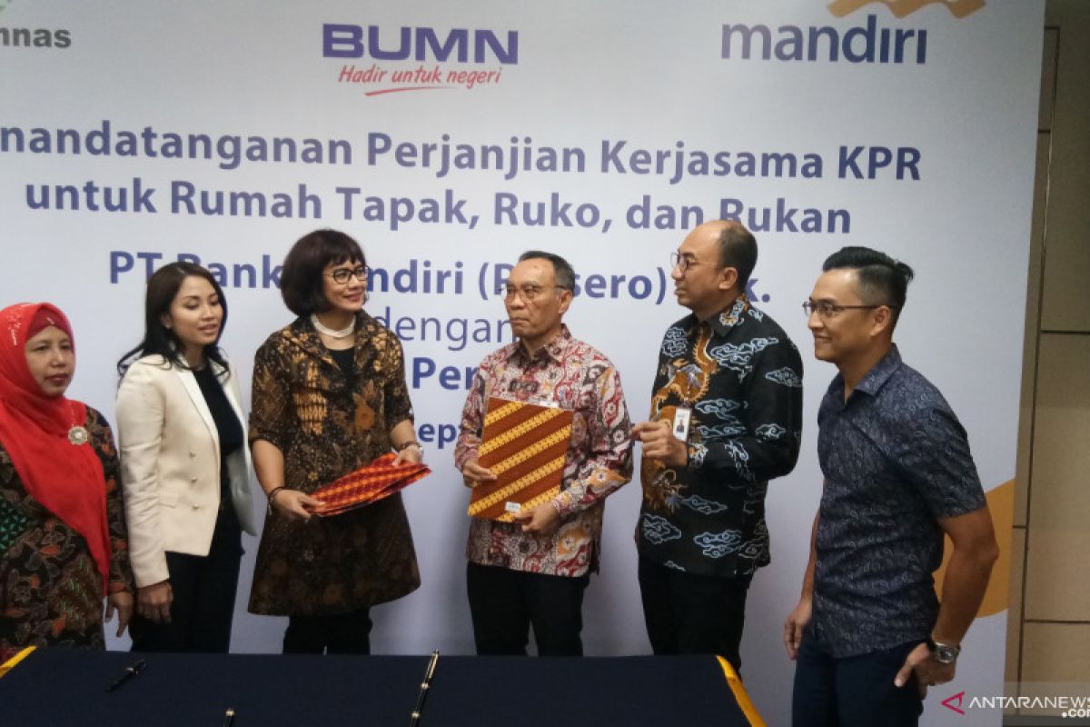 Bank Mandiri gandeng Perumnas tingkatkan pembiayaan KPR