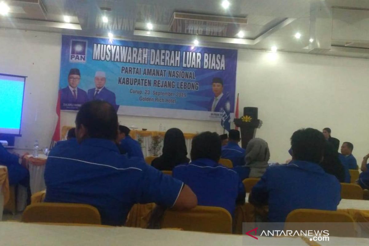 Musdalub PAN Rejang Lebong tunjuk ketua baru