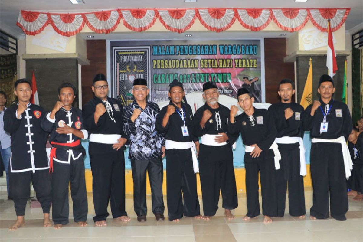 Bupati Lutim apresiasi pencak silat PSHT