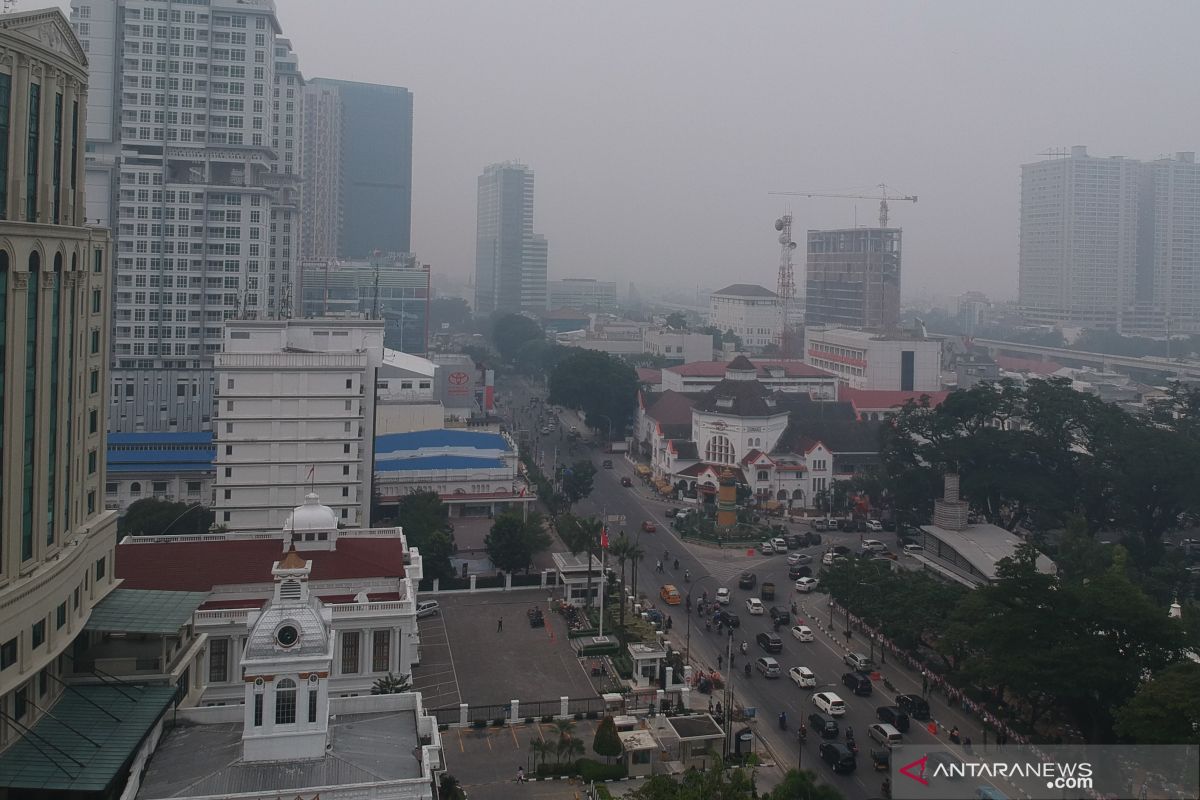 Kabut asap di Medan