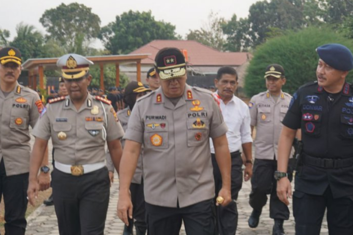 Polda Lampung kirim 551 personel Brimob ke Jakarta