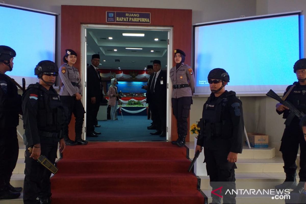 61 personel polisi amankan pelantikan anggota DPRD Belitung