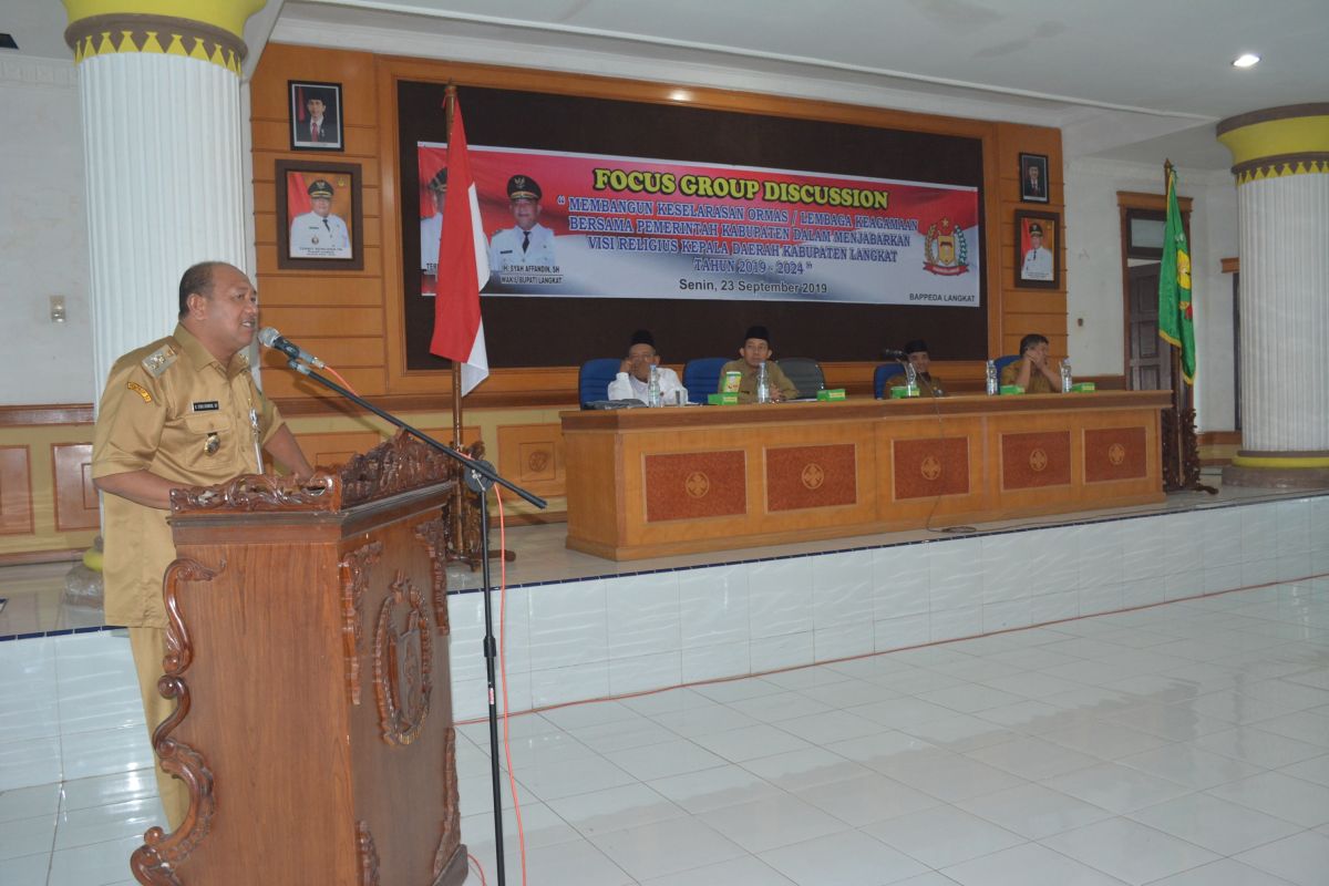 FGD Pemkab Langkat membangun visi misi religius