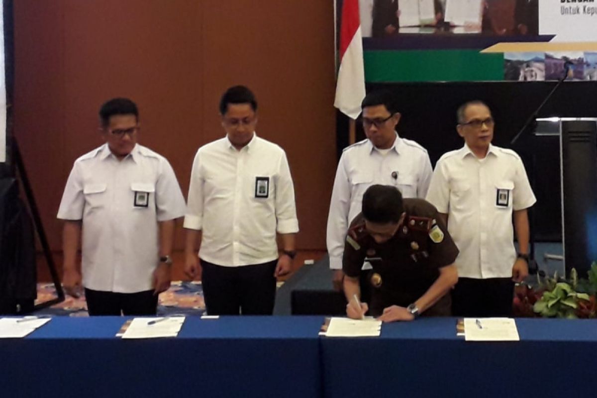 Kajati Sulawesi Utara kerja sama Walpam TP4D dengan empat instansi