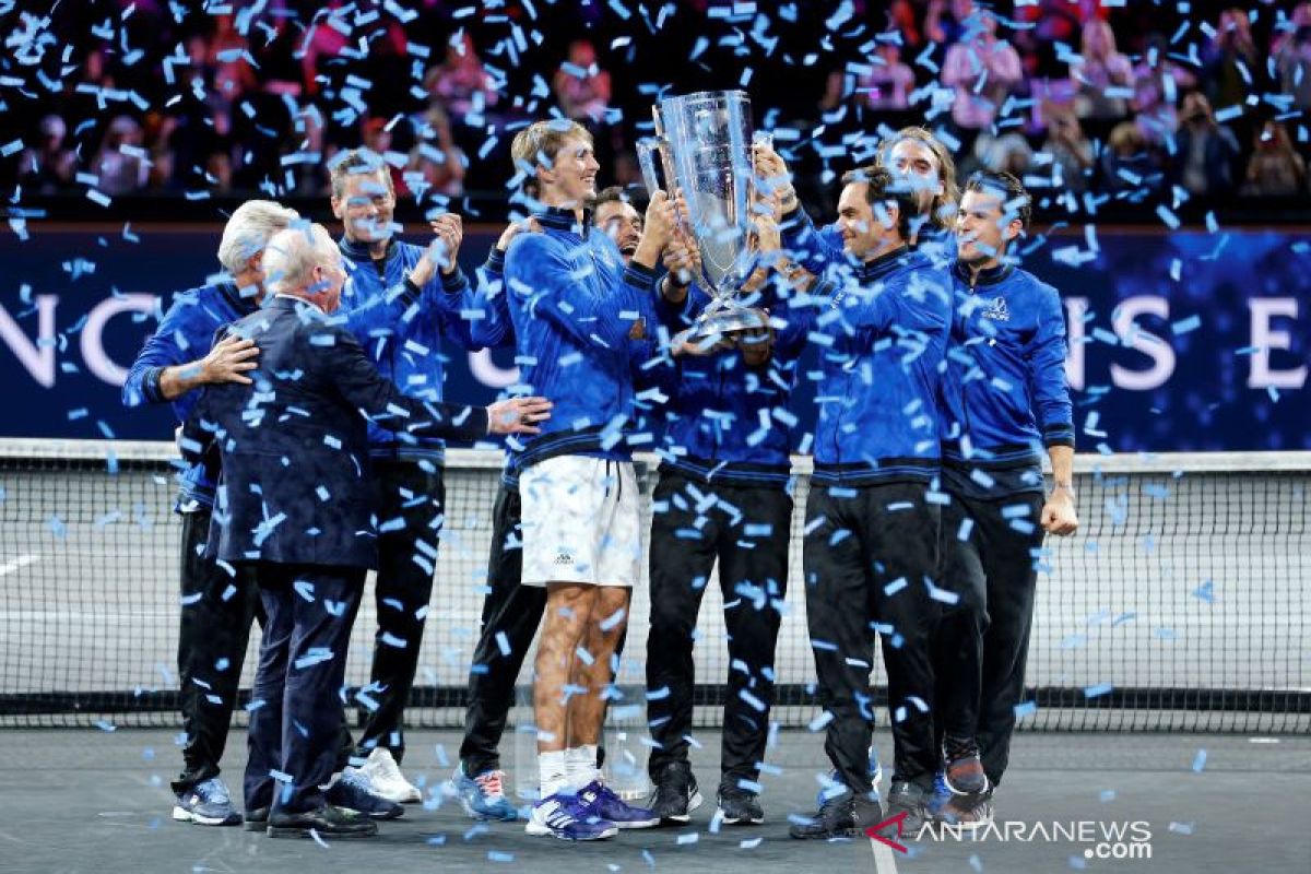 Tim Eropa juara Laver Cup ketiga kalinya