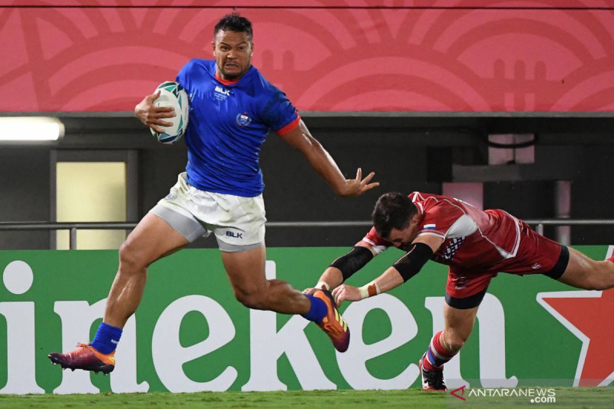 Samoa ukir kemenangan atas Rusia skor 34-9