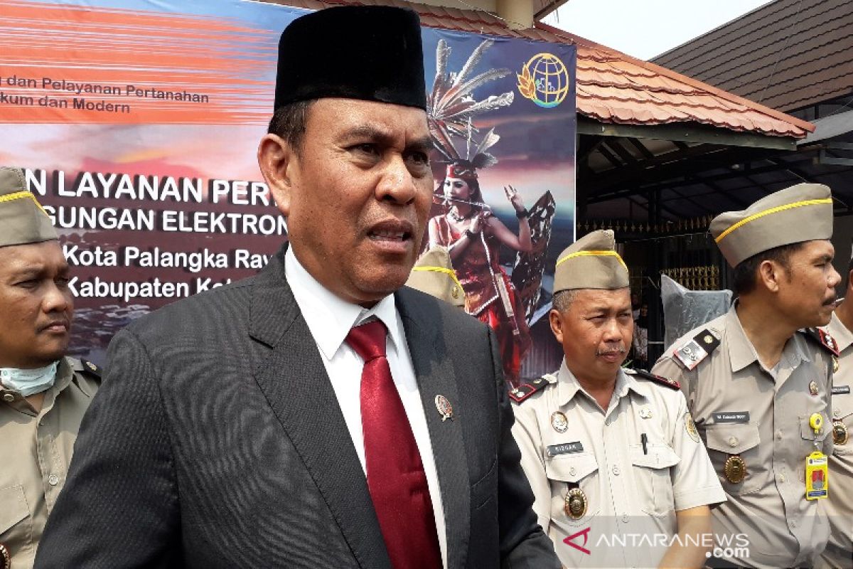 Hampir 40 persen tanah pengukuran PTSL Kalteng belum bisa diterbitkan sertifikatnya