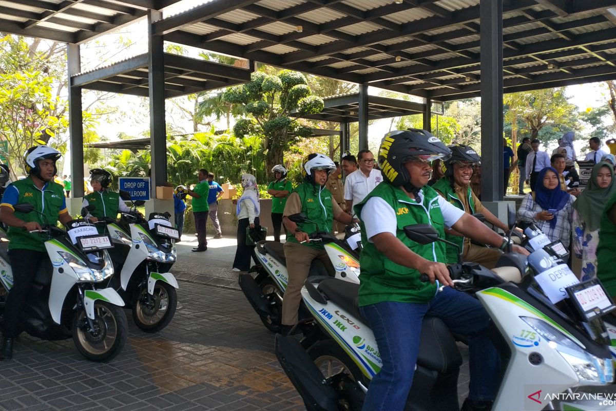 100 pekerja ikut pelatihan safety riding BPJS-TK