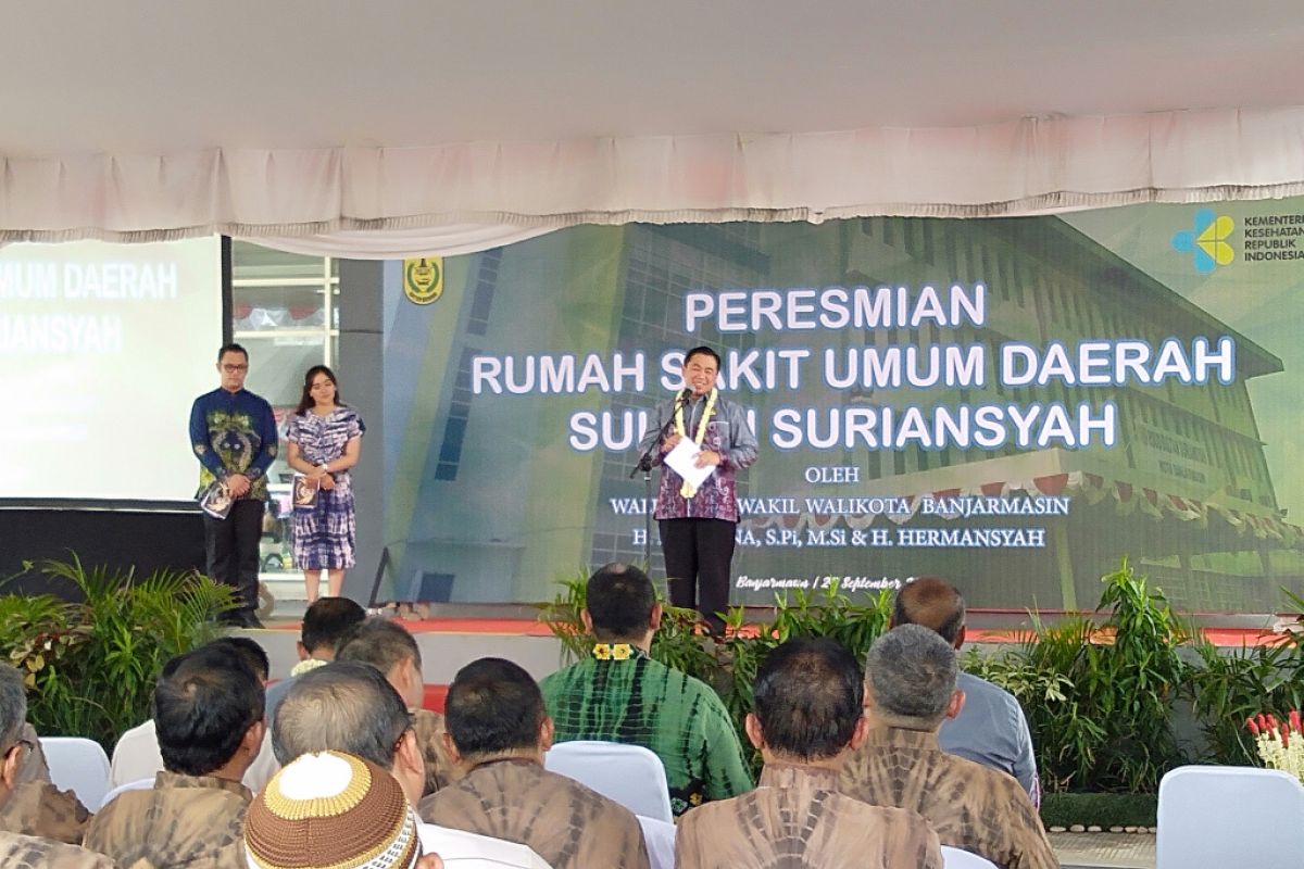 RS Sultan Suriansyah Banjarmasin kini diresmikan