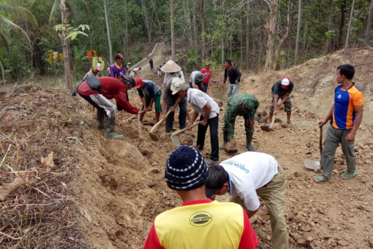 Pra-TMMD 106, pelebaran jalan di Cilacap mulai digarap