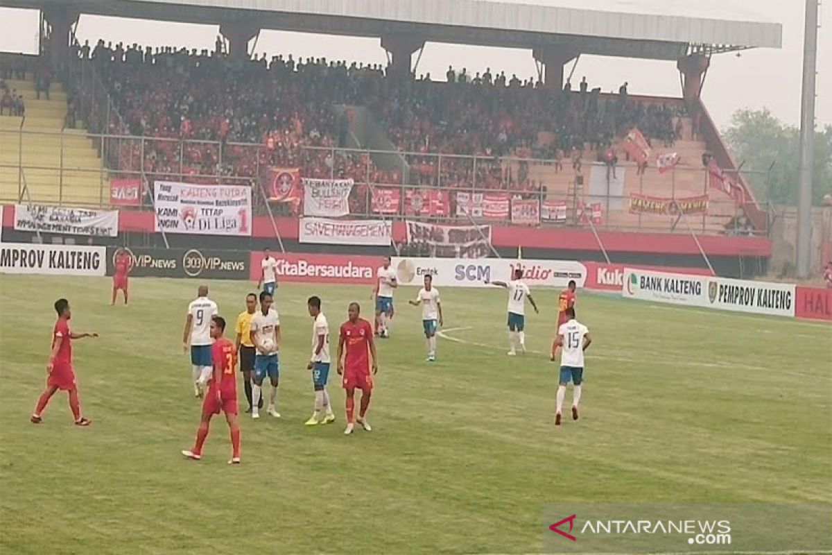 Kalteng Putra vs PSIS sementara 0-0 pada babak pertama