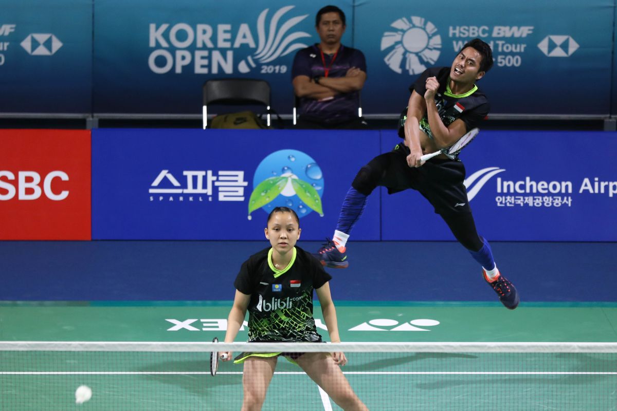 Akhirnya Owi/Winny takluk oleh unggulan pertama Korea Open 2019