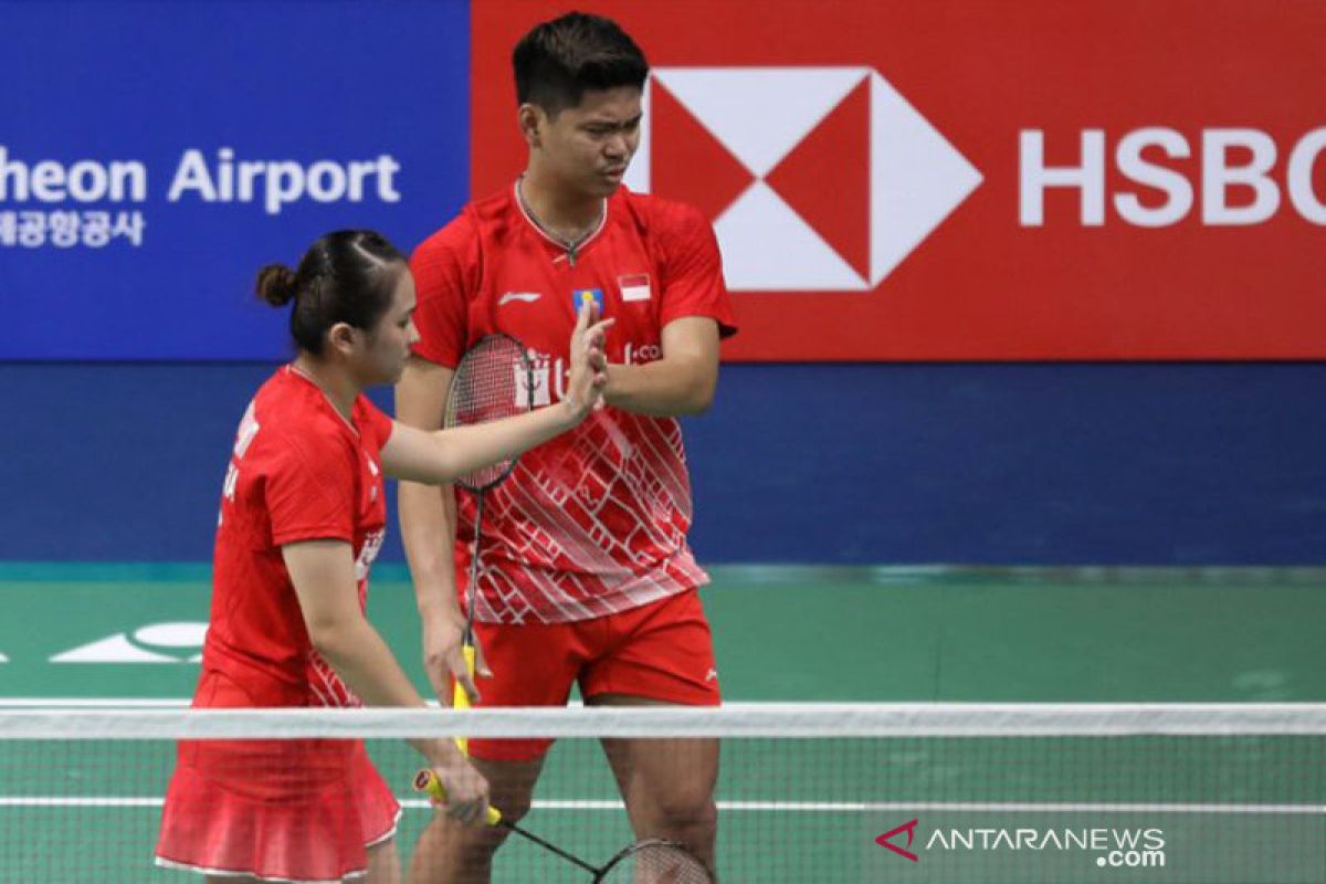 Inilah ringkasan pertandingan, dua wakil Indonesia ke babak dua Korea Open