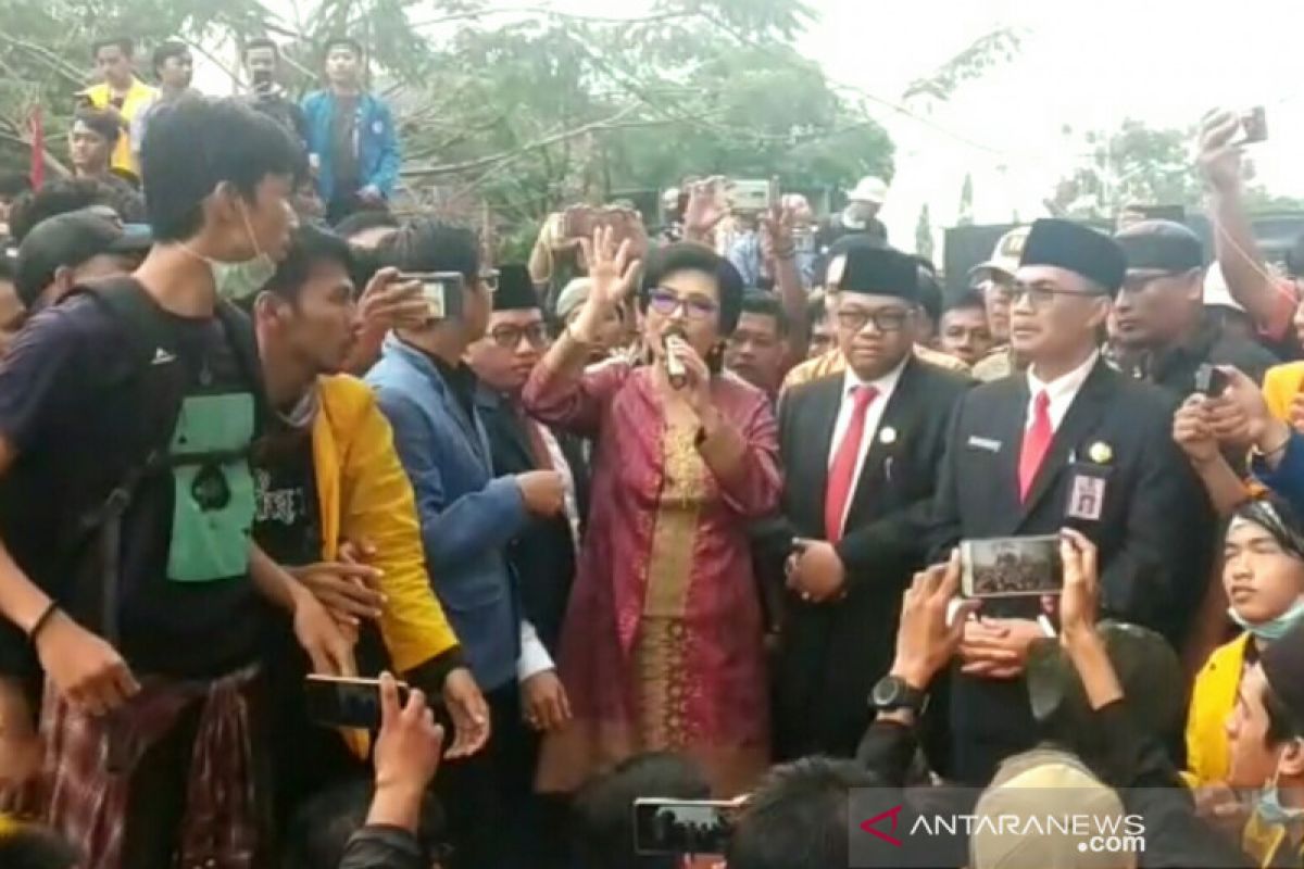 Ketua DPRD Sumsel janjikan aspirasi mahasiswa disampaikan ke pusat