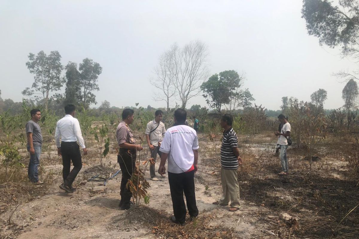 Polsek Tanjung Pandan selidiki kasus kebakaran lahan