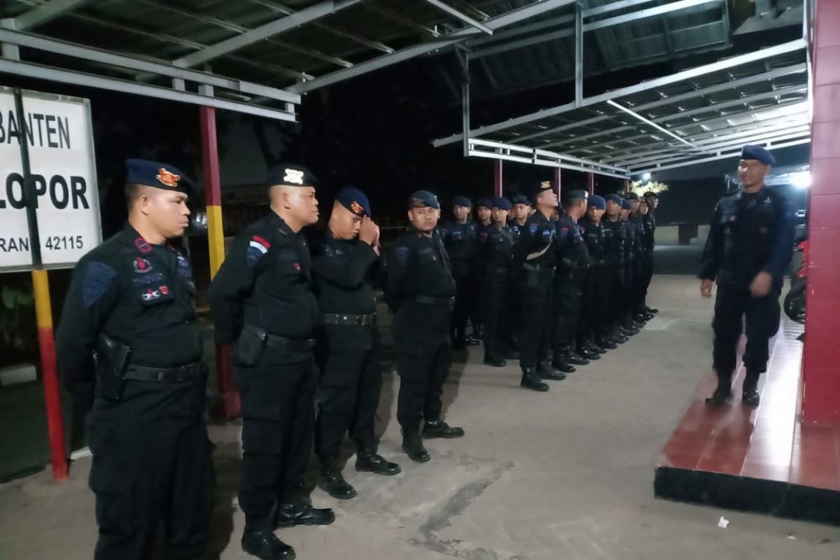 Jaga Ketentraman ibu kota, Sat Brimob Polda Banten dikerahkan 300 personel