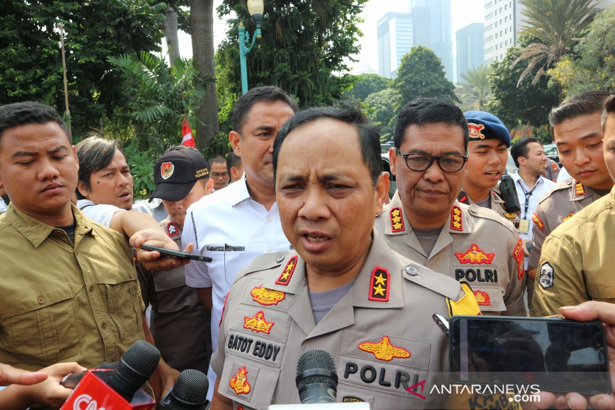 Polisi selidiki dugaan penyusup di demo mahasiswa depan Gedung DPR